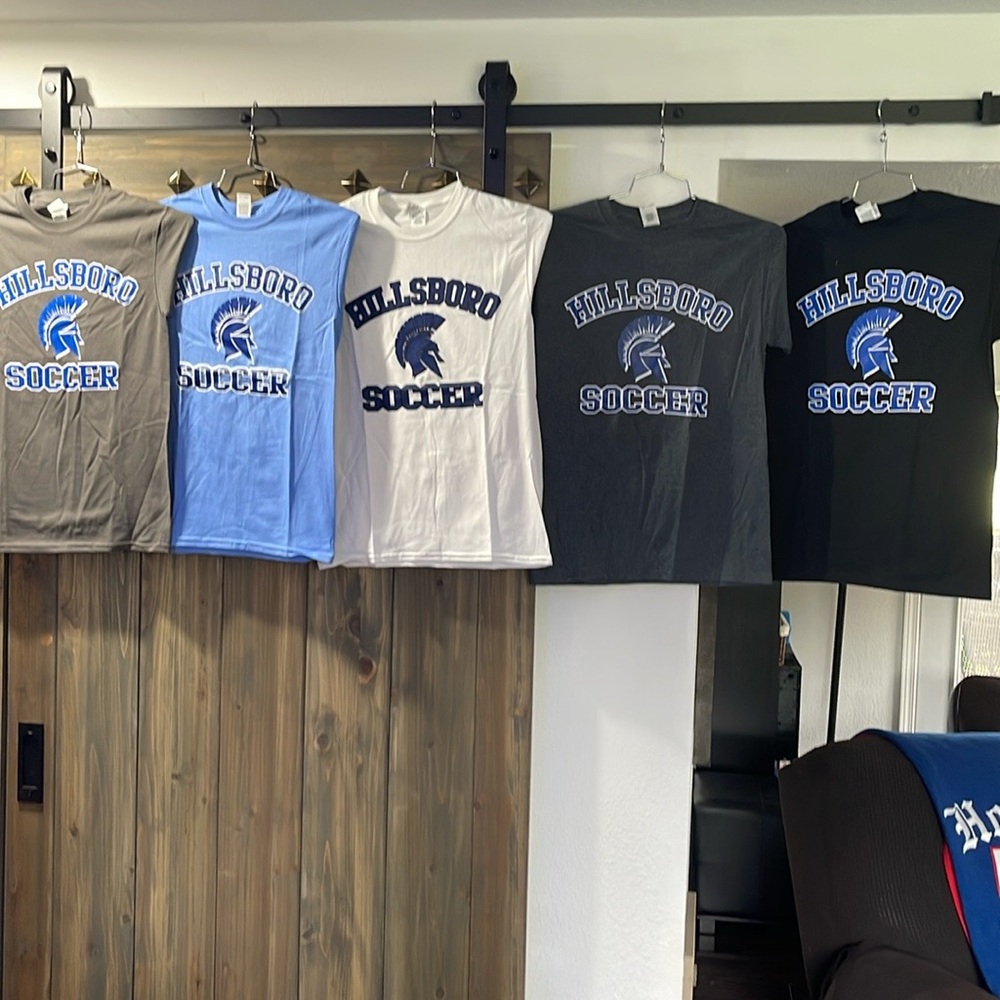 Hillsboro Soccer T-Shirts in Multiple Colors choose 3 for $12
